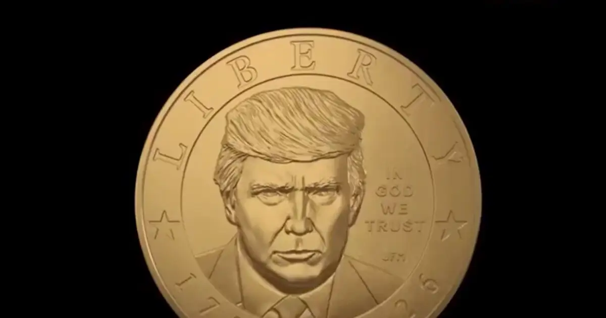 США випустили колекційну монету з портретом Дональда Трампа до ювілею країни