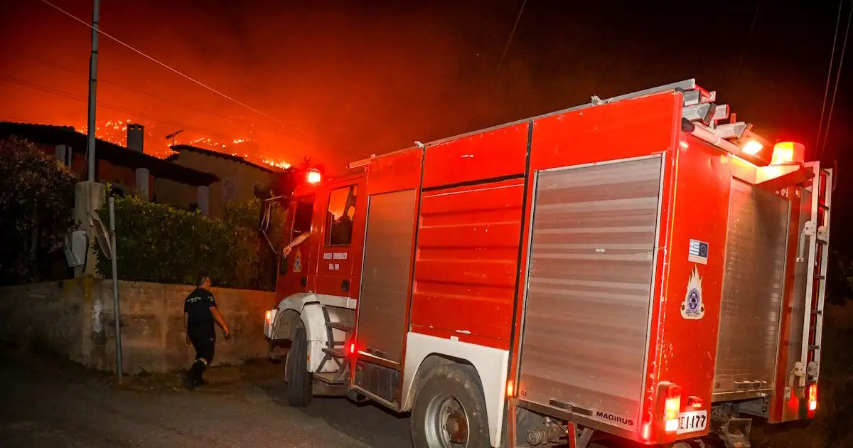 Пожежа в регіоні Пелла: оперативно ліквідовано загоряння сухостою